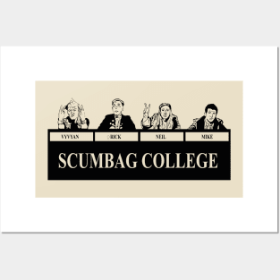 Scumbag College v2 - London Posters and Art